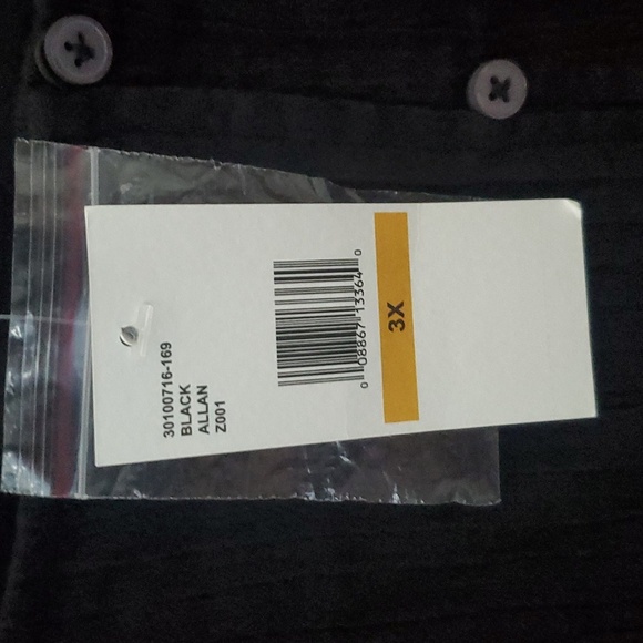 Jessica Simpson Women's Black Lined Sheer Pintucked Tie Flutter Sleeve Top - Picture 3 of 7